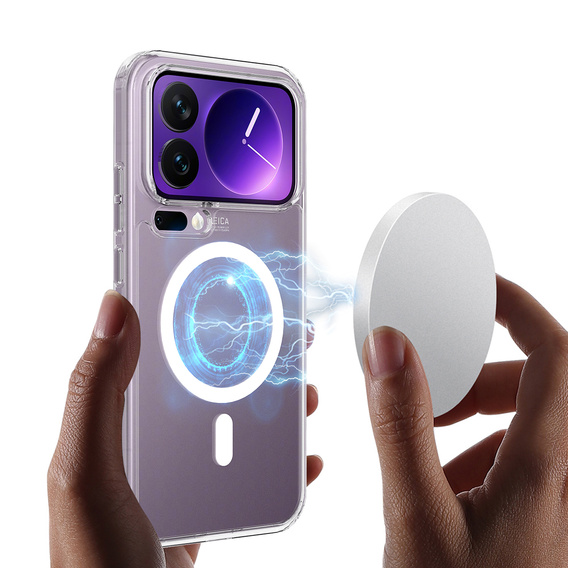 Etui do Xiaomi 17 Pro, Fusion Hybrid, do MagSafe, przezroczyste