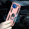 Etui pancerne do Motorola Moto G 5G Plus, Nox Case Ring, różowe rose gold