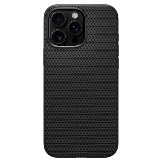 Etui Spigen Liquid Air T Mag MagSafe do iPhone 16 Pro Max – Matte Black + Szkło Hartowane 9H