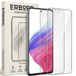 2x Szkło Hartowane do Samsung Galaxy A53 5G, ERBORD 9H Hard Glass, szybka