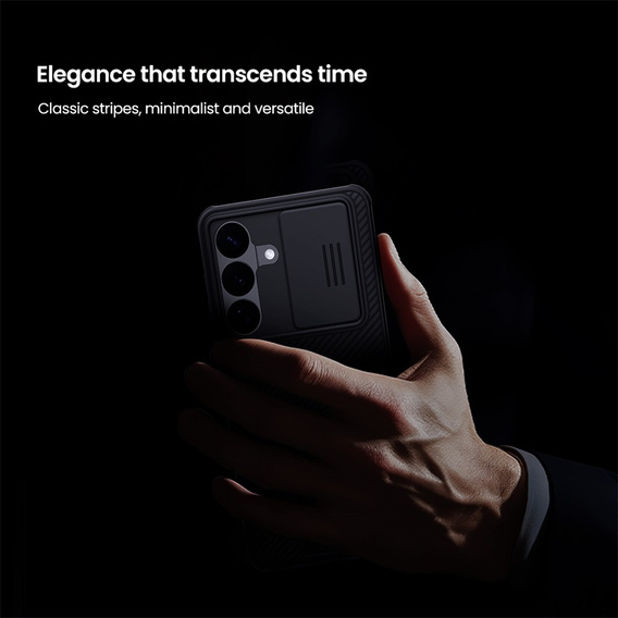 Etui do Samsung Galaxy S26 Plus, pancerne Nillkin, CamShield Pro, czarne