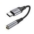 Hoco LS36 Adapter AUX USB-C do Jack 3,5 mm - czarny