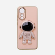Etui do Oppo A78 4G, Astronaut, różowe rose gold