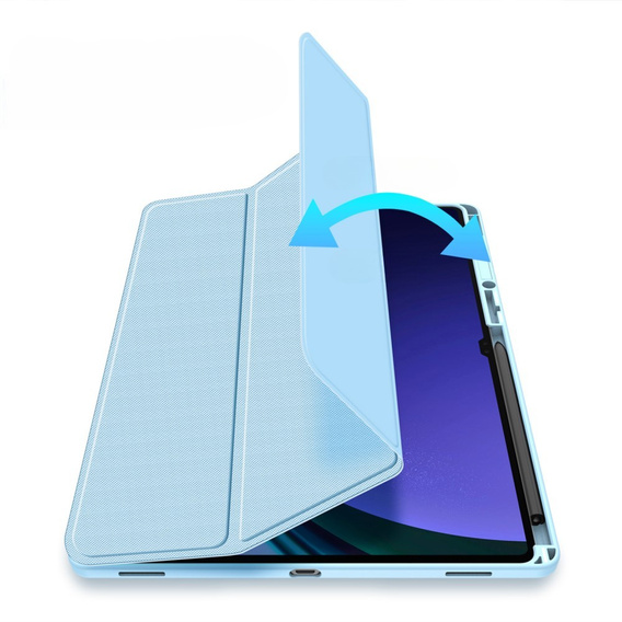 Etui do Samsung Galaxy Tab S10 Ultra, Dux Ducis TOBY, niebieskie