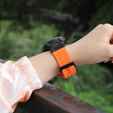 Pasek Silikonowy QuickFit do Garmin Fenix 22mm, Pomarańczowy