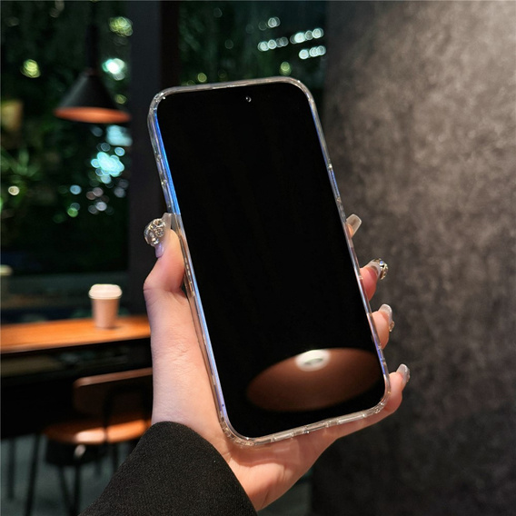 Etui do iPhone 16 Pro, Laser Flower, do MagSafe, Tulip