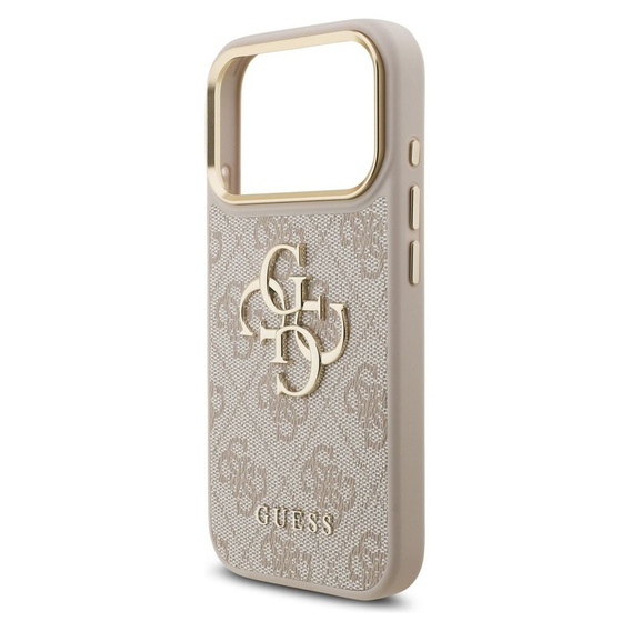 Etui GUESS do iPhone 17 Pro, 4G Big Classic Logo, złote