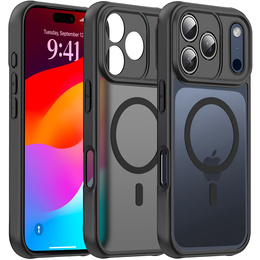 Etui do iPhone 17 Pro, Matt Case, do Magsafe, matowe czarne