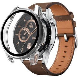 2w1 Etui + Szkło hartowane do Huawei Watch GT 3 42mm, Przezroczysty