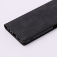 Etui do Oppo A78 5G, ERBORD Vintage portfel z klapką, czarne