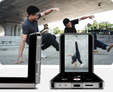 Etui Spigen do Samsung Galaxy Z Flip7 FE / Z Flip6, Airskin Zeron One, Przezroczyste / Brokatowe