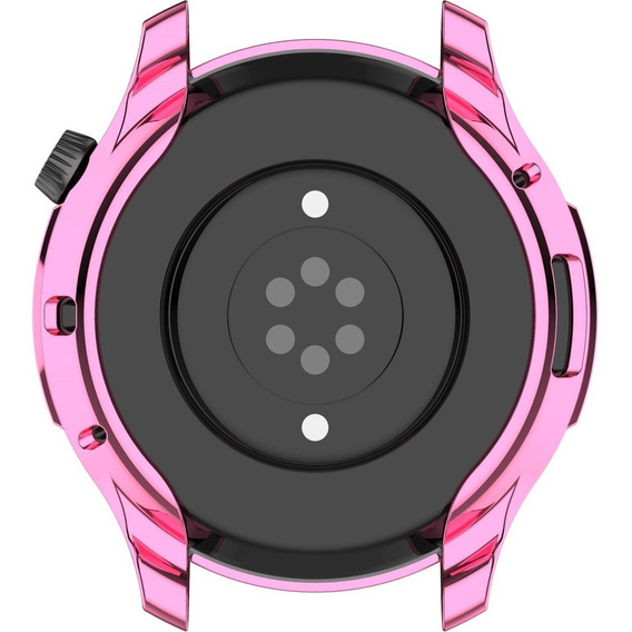 2w1 Etui z osłoną na ekran do Amazfit GTR 4 46mm, Różowe