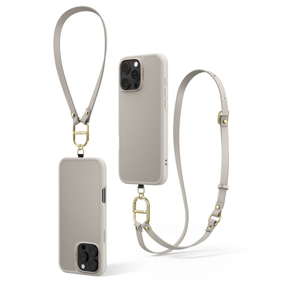 Etui Spigen do iPhone 16 Pro Max, Cyrill Kajuk Charm MagSafe, Cream