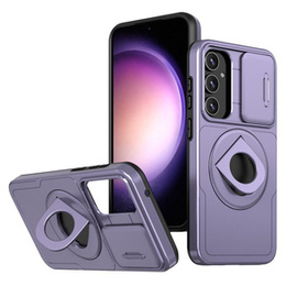 Etui do Samsung Galaxy S20 FE, Military Magnet, do MagSafe, fioletowe