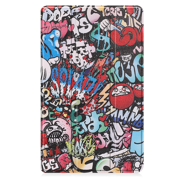 Etui do Lenovo Tab M8 Gen 4 TB-300FU, Smartcase, graffiti