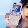 Etui do Samsung Galaxy Z Flip7 FE / Z Flip6, Mechanical Legend, fioletowe