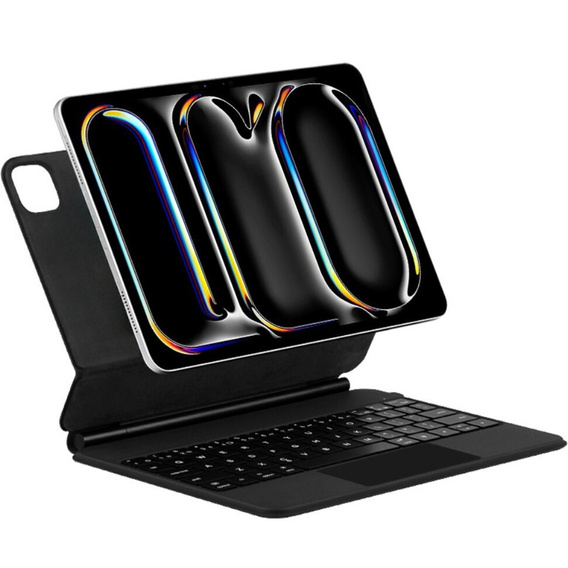 Etui z klawiaturą do iPad Pro 13" 2024 (7 gen.), Magnetic Keyboard Touchpad, czarne