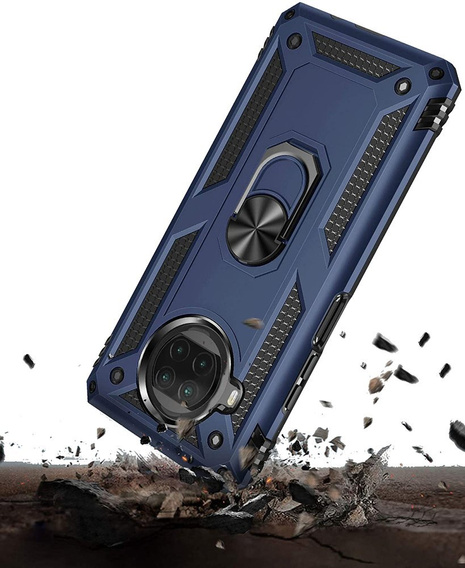 Etui pancerne do Xiaomi Mi 10T Lite, Nox Case Ring, niebieskie