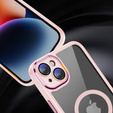 Etui do iPhone 13, ERBORD Impact Guard, do MagSafe, różowe