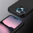Etui do iPhone 15 Pro, Sliding Card Holder, czarne