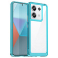 Etui do Xiaomi Redmi Note 13 Pro 5G, Fusion Hybrid, przezroczyste / niebieskie