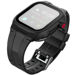 Etui SHELLBOX Waterproof do  Apple Watch SE/6/5/4 44mm - Black