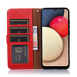 Etui Wallet do Xiaomi Redmi Note 11/11S, KHAZNEH, Dual Color, Red