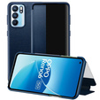 Etui Side View Leather do Oppo Reno6 5G, Blue