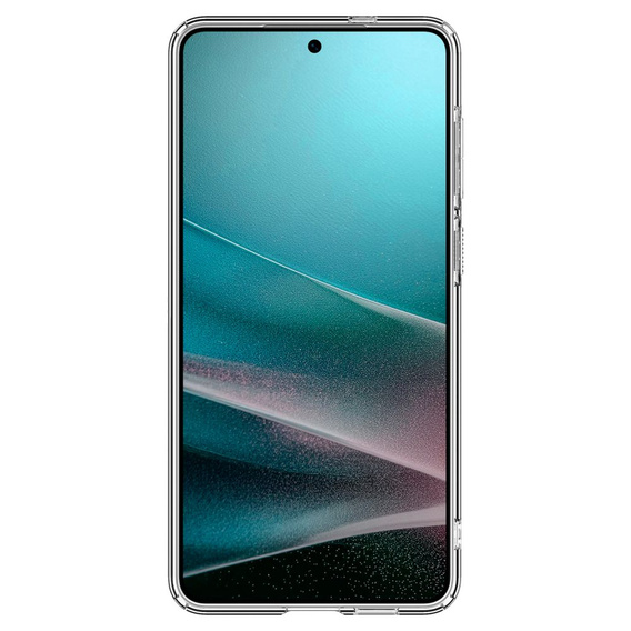 Etui Spigen do Samsung Galaxy S25 Edge, Liquid Crystal, przezroczyste + Szkło hartowane