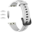 Pasek Silikonowy do Huawei Band 6 / Honor Band 6, Biały