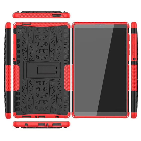 Etui do Samsung Galaxy Tab A7 Lite, Tire Armor, czarne / czerwone