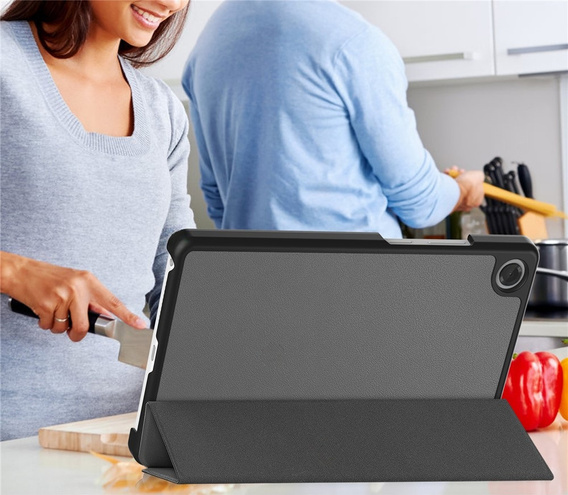 Etui do Lenovo Tab One 8,7'', Smartcase, szare