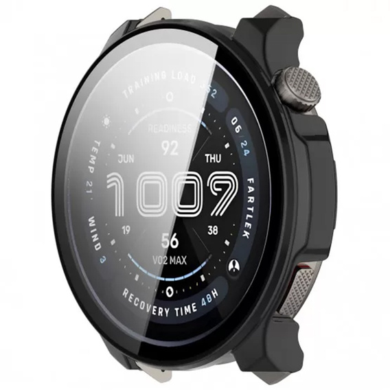 2w1 Etui + Szkło Hartowane do Amazfit Balance 2, Czarne