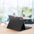 Etui z klawiaturą do iPad 11" 2025 A16 (11 gen.) / iPad 10.9" 2022 (10 gen.), Dux Ducis Magnetic Keyboard, czarne