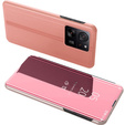 Etui do Xiaomi 13T / 13T Pro, Clear View, różowe rose gold