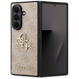 Etui GUESS do Samsung Galaxy Z Fold7, 4G Big Metal Logo, różowe