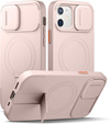 Etui do iPhone 12 / 12 Pro, Suritch Shockproof, do MagSafe, różowe