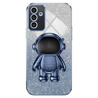 Etui do Samsung Galaxy A15 4G / 5G, Glitter Astronaut, niebieskie