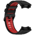 Pasek Silikonowy do Amazfit T-Rex 3, Czarny / Czerwony