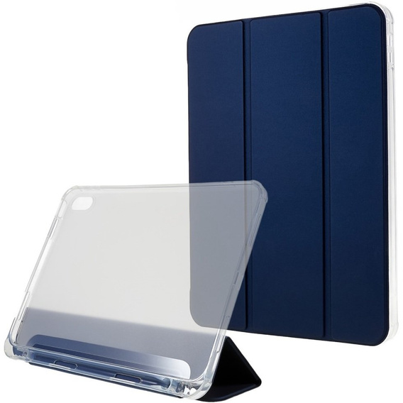 Etui do iPad 10.9" 2022 (10 gen.) / iPad 11" 2025 A16 (11 gen.), Pencil Hybrid, z miejscem na rysik, Granatowe