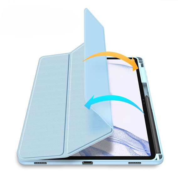 Etui do Samsung Galaxy Tab S9+, Dux Ducis TOBY, niebieskie