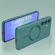 Etui do Samsung Galaxy A36 5G, ColorMag, do MagSafe, zielone + Szkło hartowane 9H