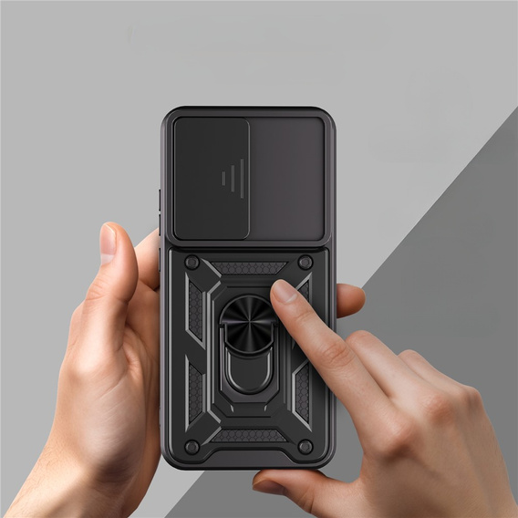 Etui pancerne do Oppo Reno 14, CamShield Slide, czarne