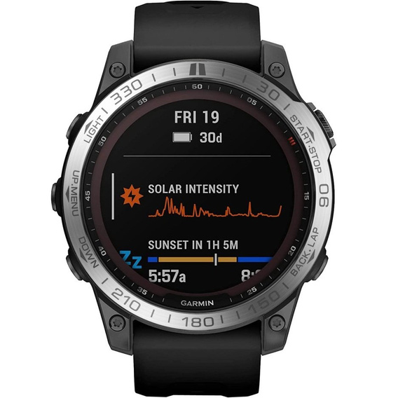 Nakładka Bezel Ring do Garmin Fenix 7, Silver/Grey