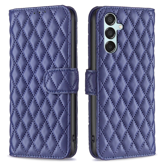 Etui z klapką do Samsung Galaxy M15 5G, Wallet, BINFEN COLOR, niebieskie