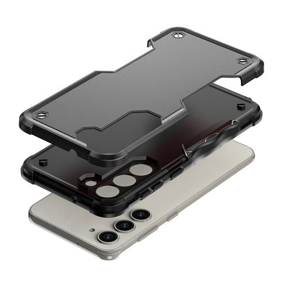 Etui pancerne do Samsung Galaxy S24, czarne
