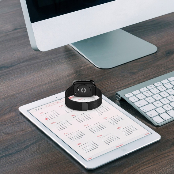 Pasek Bransoleta Milanese do Xiaomi Redmi Watch 3 Active, Czarna
