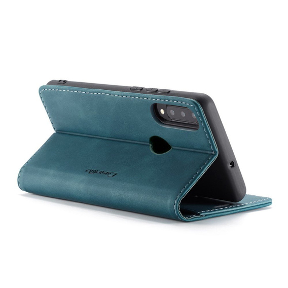 Etui CASEME do Huawei P30 Lite, Leather Wallet Case, niebieskie