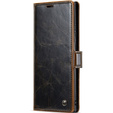 Etui z klapką CASEME do Samsung Galaxy Note 20 Ultra, Waxy Textured, kawowe