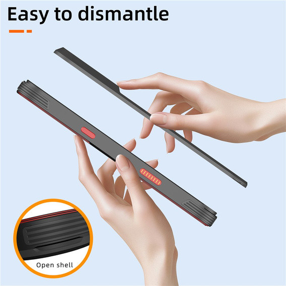 Etui Wodoodporne IP68 do iPhone 17 Pro Max, SHELLBOX GTM MagSafe, czarne